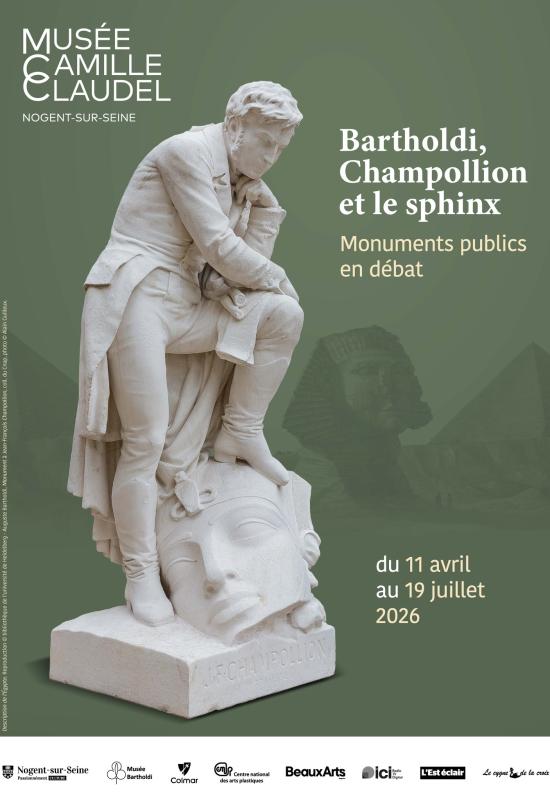 Bartholdi, Champollion et le sphinx